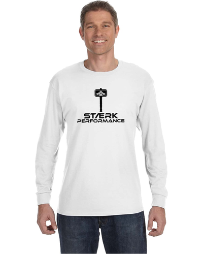 Staerk Performance White Hammer Long-Sleeve Tee