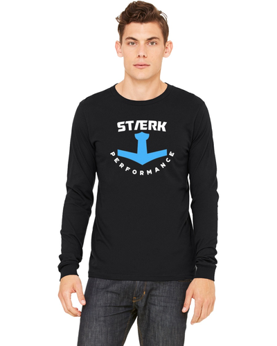 Staerk Performance Black Amulet Long-Sleeve Tee