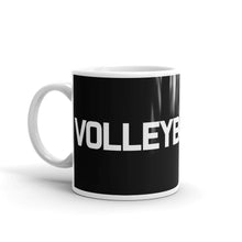 Volleyball Dad Black Mug