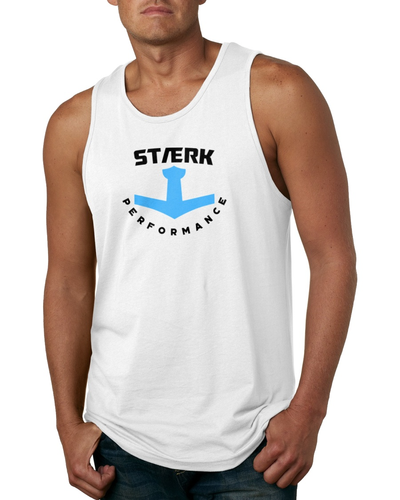 Staerk Performance White Amulet Men's Tank Top